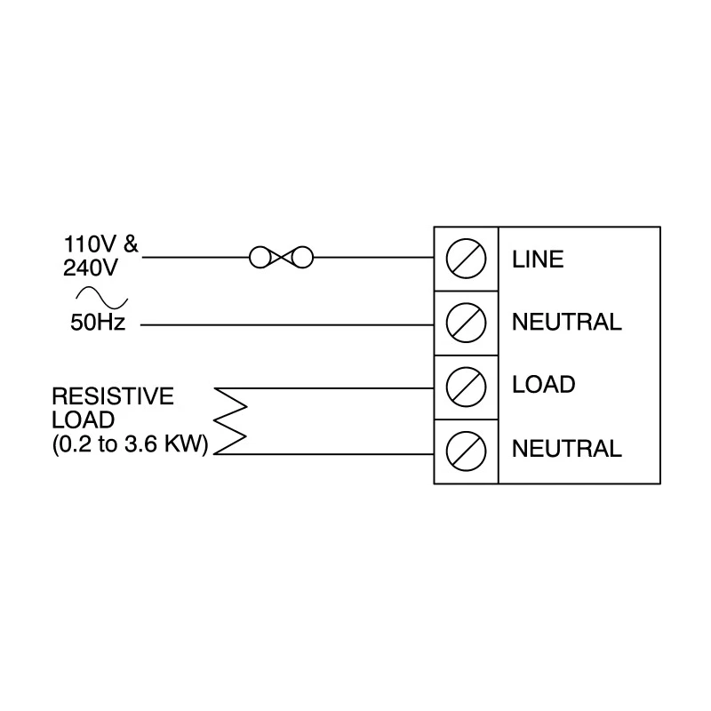 United Automation Variable AC Voltage Regulator 600 V, 16 A, 200 A Surge Current ZVS-16DV