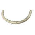 RS PRO Spiral Cable Wrap White Polyethylene 30.5 m Length 4 mm to 25 mm Cable Diameter 214-4071