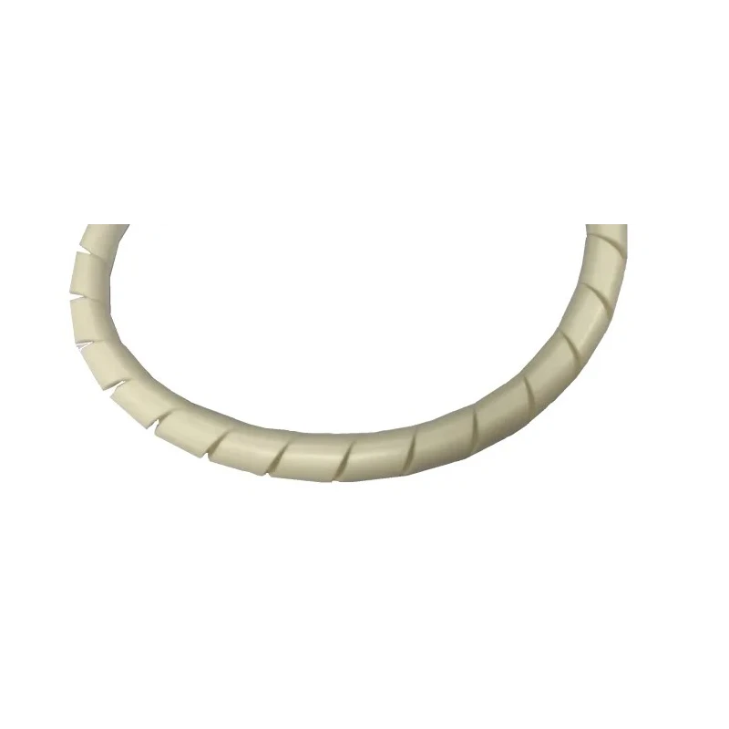 RS PRO Spiral Cable Wrap White Polyethylene 30.5 m Length 4 mm to 25 mm Cable Diameter 214-4071