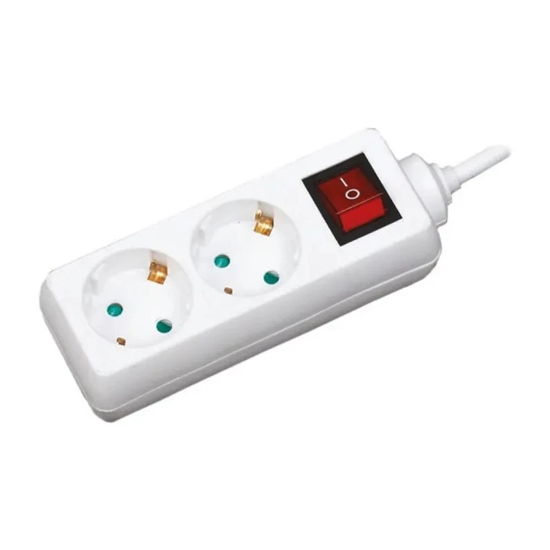 RS PRO Extension Lead 10 m 2 Socket Type F German Schuko 250 V AC Switchable IP20 705-6628