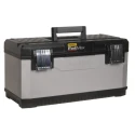 Stanley Plastic Tool Box, Durable Heavy-Duty Storage with Latch Lock, 510mm x 290mm x 293mm, Model 1-95-615