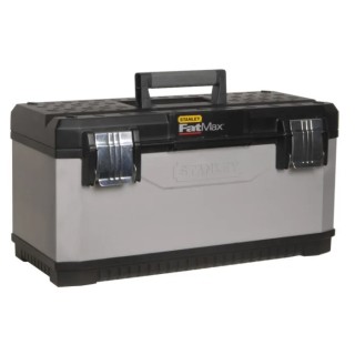 Stanley Plastic Tool Box, Durable Heavy-Duty Storage with Latch Lock, 510mm x 290mm x 293mm, Model 1-95-615