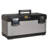 Stanley Plastic Tool Box, Durable Heavy-Duty Storage with Latch Lock, 510mm x 290mm x 293mm, Model 1-95-615