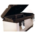 Stanley Plastic Tool Box, Durable Heavy-Duty Storage with Latch Lock, 510mm x 290mm x 293mm, Model 1-95-615