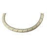 RS PRO Spiral Cable Wrap Polyethylene White 9 mm to 32 mm Bundle Diameter 30.5 m Length 214-4069