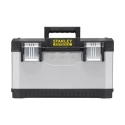 Stanley Plastic Tool Box, Durable Heavy-Duty Storage with Latch Lock, 510mm x 290mm x 293mm, Model 1-95-615