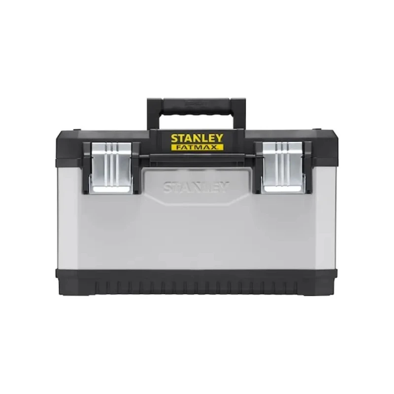 Stanley Plastic Tool Box, Durable Heavy-Duty Storage with Latch Lock, 510mm x 290mm x 293mm, Model 1-95-615