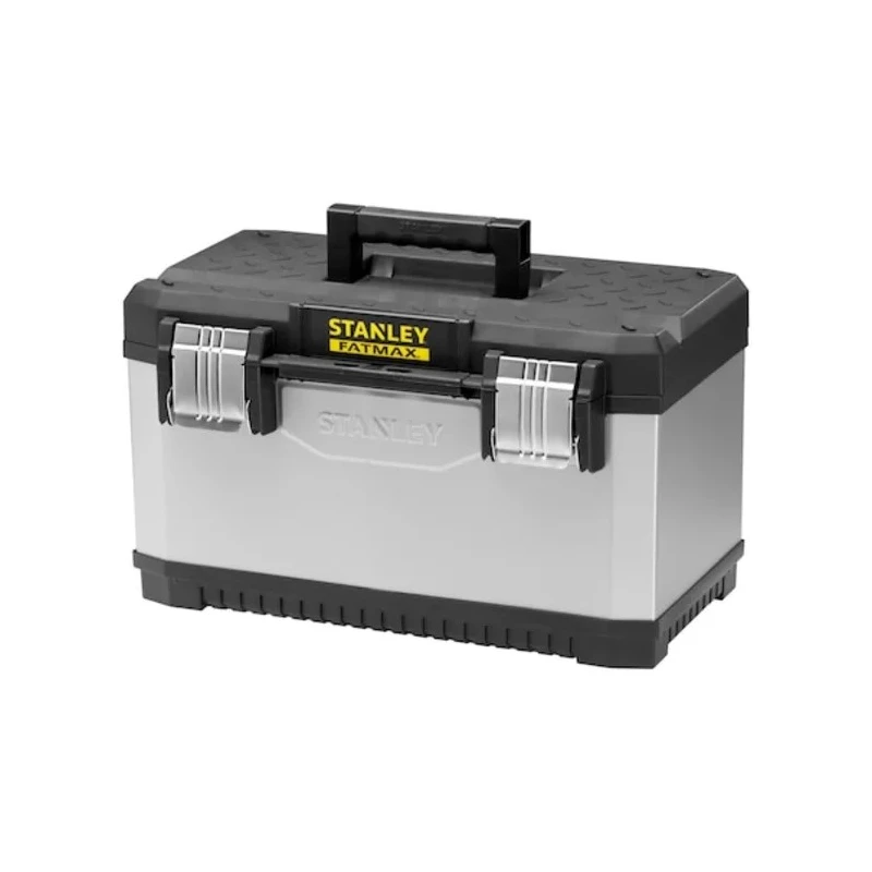 Stanley Plastic Tool Box, Durable Heavy-Duty Storage with Latch Lock, 510mm x 290mm x 293mm, Model 1-95-615