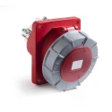 RS PRO Industrial Power Connector Panel Mount 125A 415V IP67 Red 3P+N+PE IP67