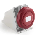 RS PRO Wall Mount Industrial Power Connector Red 32A 415V IP67 3P+T IP67