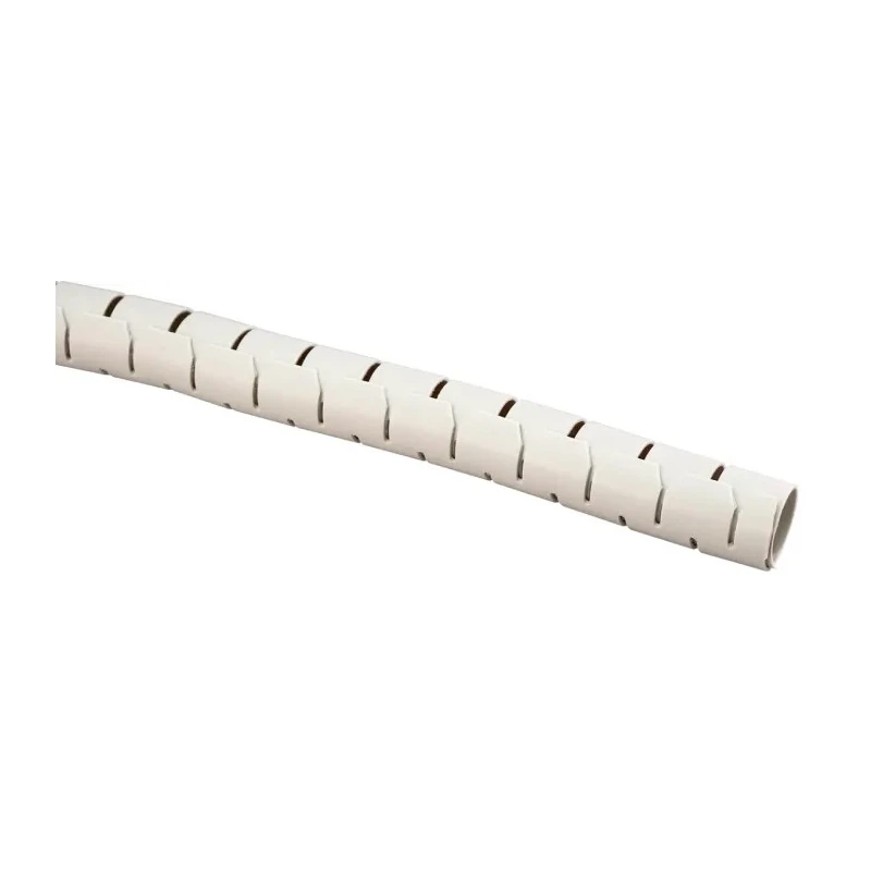 RS PRO Spiral Cable Wrap Grey Polypropylene 25 mm Nominal Diameter 27 mm Maximum Bundle Diameter 25 m Length 214-4062