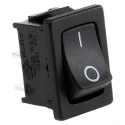 TE Connectivity SPST, On-Off On-Off Rocker Switch Panel, Black Polyamide 66 Housing, 16A, IP66 PRASA1-16F-BB0BW