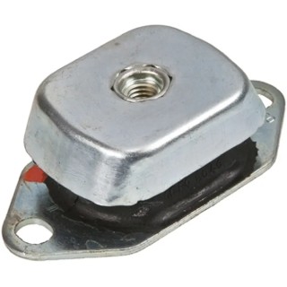 FIBET Rectangular M12 Anti-Vibration Mount Bell Mount with 36 daN Compression, 80 mm Outside Diameter, 38 mm CCFQ804012-45