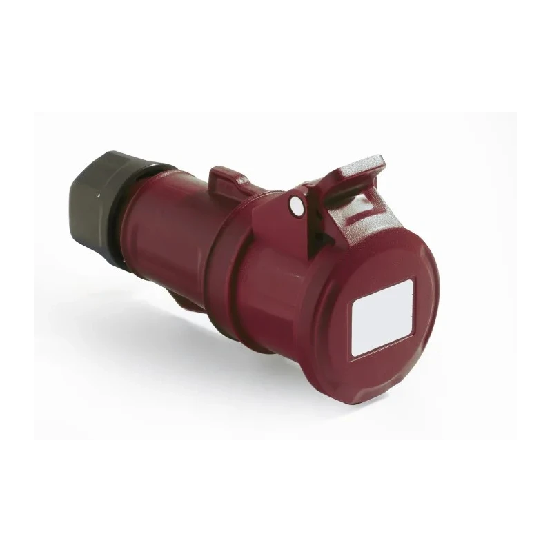 RS PRO Industrial Power Connector Rated at 16A 415V, IP54 Red Cable Mount 3P+T IP54
