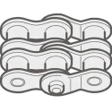 Renold Roller Chain Link Riveted Pin Type ISO 606 ANSI BS Standards 12B2S30
