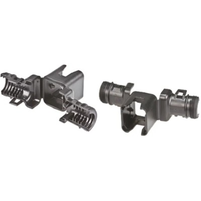 Deutsch DT Automotive Connector Backshell, PA 6.6 Black, IP40, Width 17mm, Operating -40 to 1250 °C 1011-257-0205