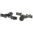 Deutsch DT 3-way Automotive Connector Backshell Black PA 6.6 IP40, Operating Temperature -40 to 1250 °C 1011-261-0305