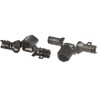 Deutsch DT 3-way Automotive Connector Backshell Black PA 6.6 IP40, Operating Temperature -40 to 1250 °C 1011-261-0305