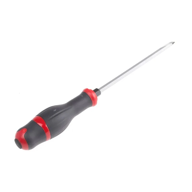 Facom Standard Insulated Slotted Screwdriver 6.5 mm Tip, 150 mm Blade ATWH6.5X150CK