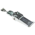 RS PRO Zinc Plated Steel Adjustable Toggle Draw Latch 121 mm Length 42 mm Width Model 726-4150
