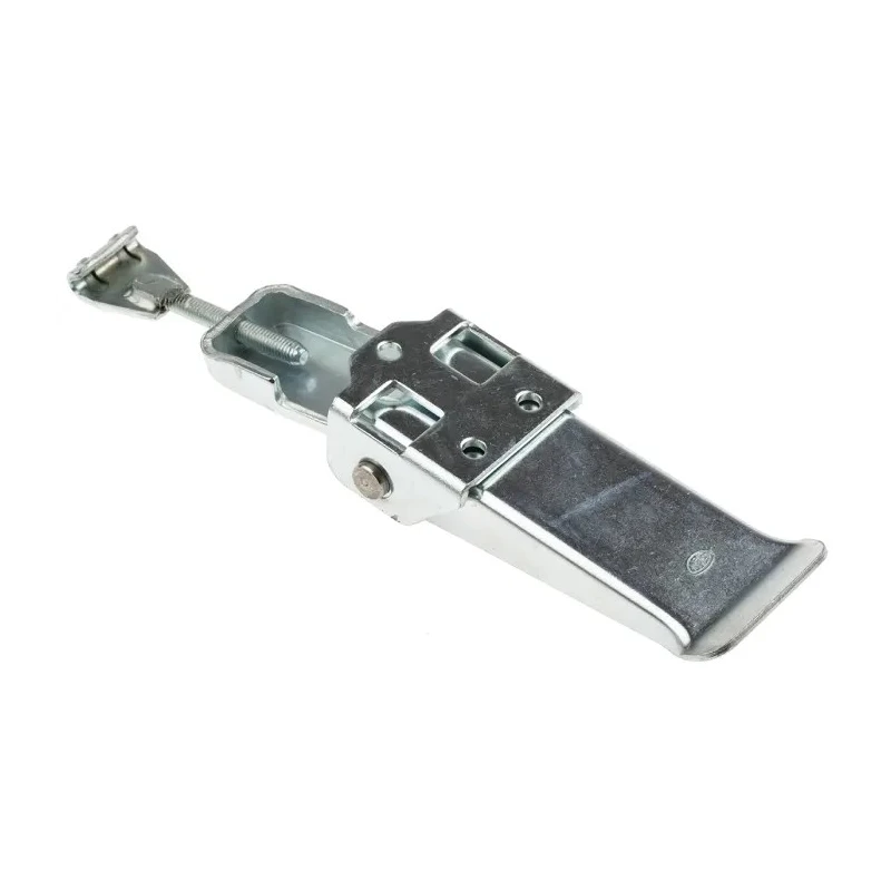 RS PRO Zinc Plated Steel Adjustable Toggle Draw Latch 121 mm Length 42 mm Width Model 726-4150