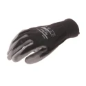 Ansell HyFlex 11-601 Black Nylon Work Gloves Size 10 Polyurethane Coating 11601100