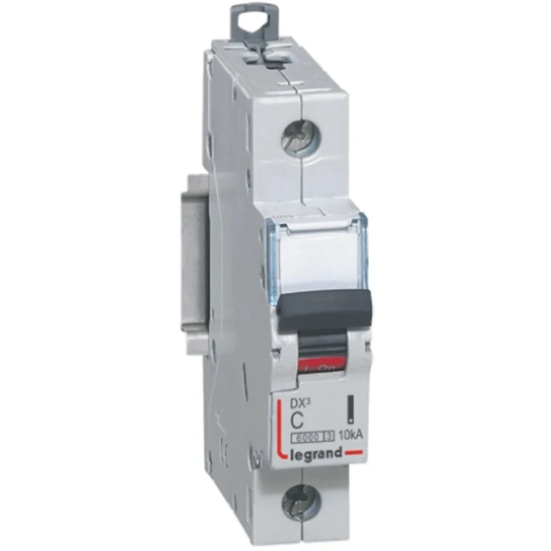 Legrand DX DX3 Miniature Circuit Breaker 1-Pole 6A Type C 400V AC 10kA Breaking Capacity 4 076 50