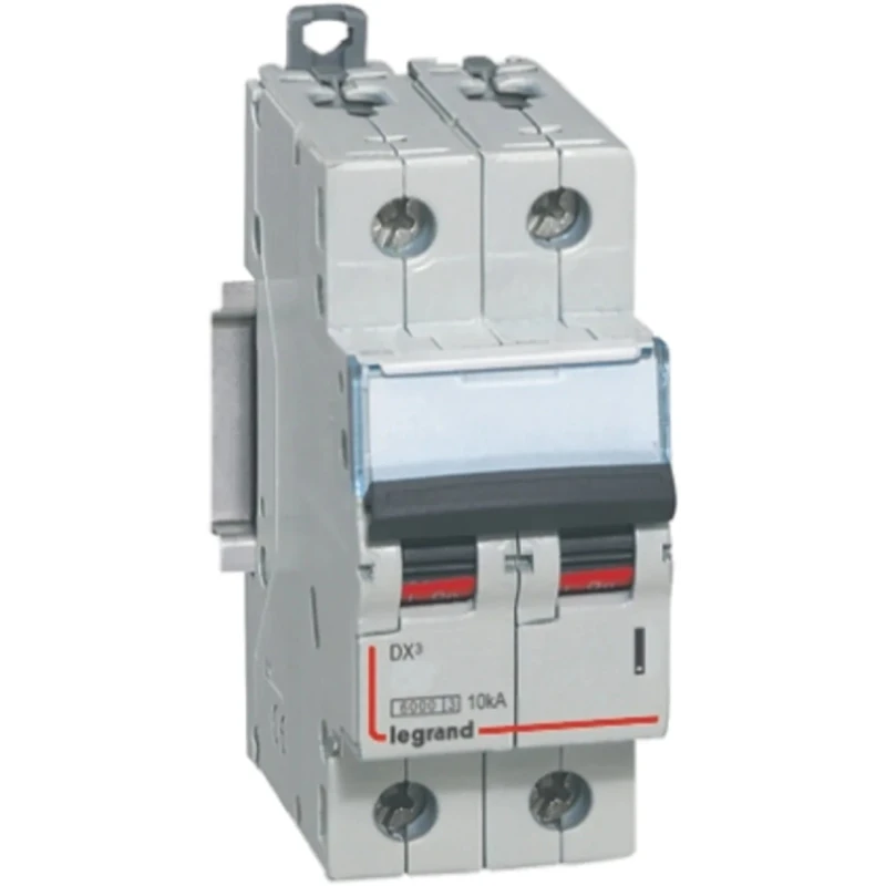 Legrand DX DX3 Miniature Circuit Breaker 2-Pole 20A Type C 400V AC 10 kA Breaking Capacity 4 077 85