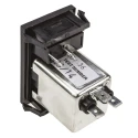 Bulgin 250V AC 6A Snap-in IEC Filter Male C14 Connector BZV01/A0620/01