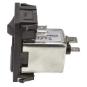 Bulgin 250V AC 6A Snap-in IEC Filter Male C14 Connector BZV01/A0620/01