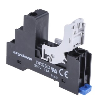 Crydom 5 Way 250V DIN Rail Relay Socket for ED Series DRSED
