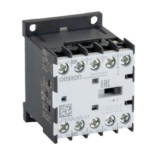 Omron Contactor Relay 4-Pole 10 A, 110V AC Coil, 1.2 W Power Rating, 3 NO/1 NC Contact Configuration J7KNA