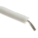Alpha Wire Hookup Wire Silicone Series White 2.1 mm² Cross Sectional Area 14 AWG, 41x0.25 mm Core Strands, 30 m 391497 WH005