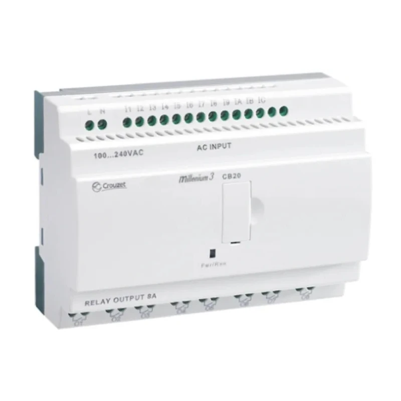 Crouzet Millenium 3 Series Logic Module 12 Inputs Digital Input 8 Relay Outputs 230V AC 8A 88974033