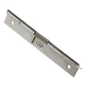 RS PRO Zinc Plated Steel Piano Hinge with Spring Loaded Pin 75 mm x 20 mm x 0.7 mm 726-4084