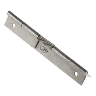 RS PRO Zinc Plated Steel Piano Hinge with Spring Loaded Pin 75 mm x 20 mm x 0.7 mm 726-4084