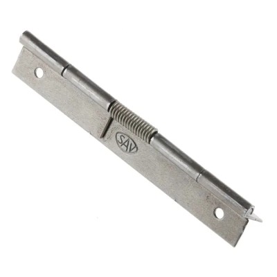 RS PRO Zinc Plated Steel Piano Hinge with Spring Loaded Pin 75 mm x 20 mm x 0.7 mm 726-4084