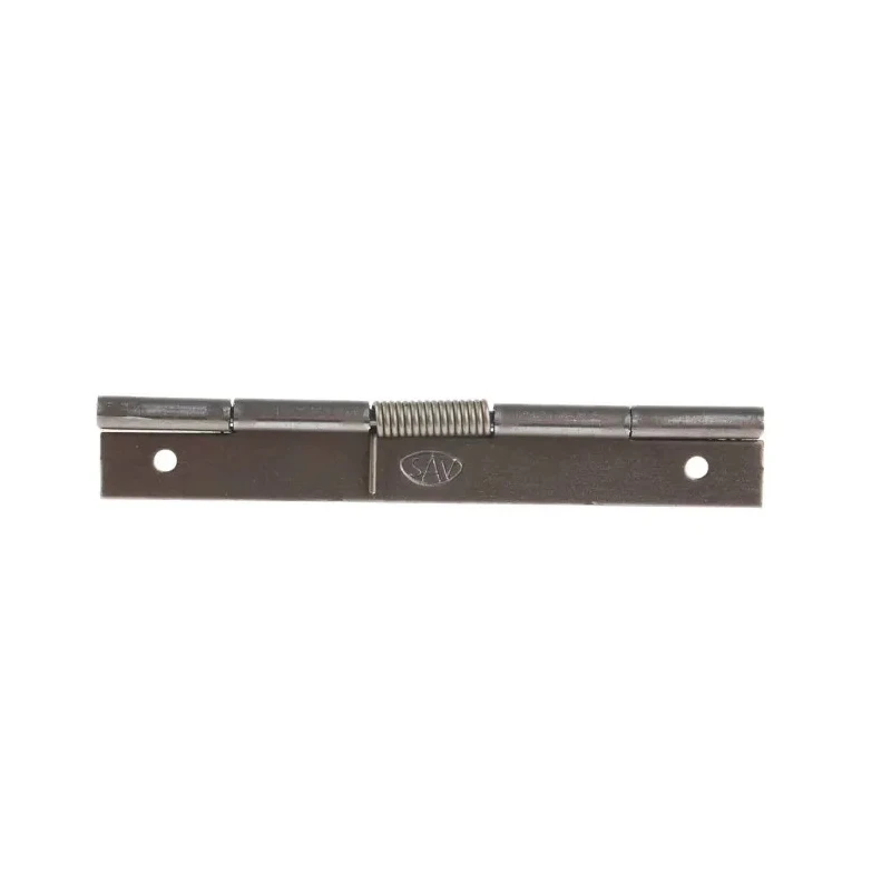 RS PRO Zinc Plated Steel Piano Hinge with Spring Loaded Pin 75 mm x 20 mm x 0.7 mm 726-4084