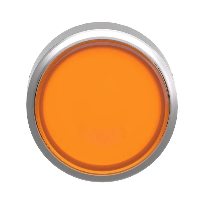 Schneider Electric Harmony XB4 Series Orange Spring Return Push Button Head, 22 mm Cutout Diameter, Metal ZB4BA58