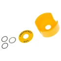 Omron Push Button Switch Shroud for Use with A22E Emergency Stop Yellow Plastic A22Z-EG1