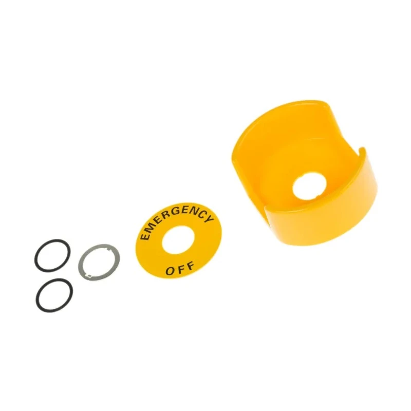 Omron Push Button Switch Shroud for Use with A22E Emergency Stop Yellow Plastic A22Z-EG1