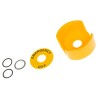 Omron Push Button Switch Shroud for Use with A22E Emergency Stop Yellow Plastic A22Z-EG1