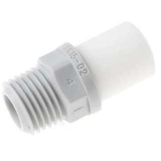 SMC Resin Pneumatic Silencer 1 MPa Threaded R 1/4 in Male AN15-02