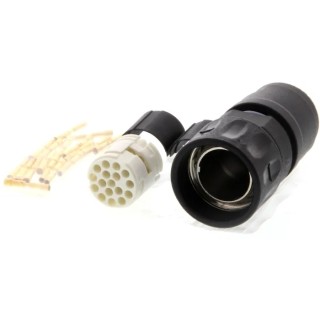 Omron Motor Encoder Connector SPOC Series, Motor Accessory, 200V Voltage Range, Single-Phase for Servo Motor SPOC-17H-FRON169