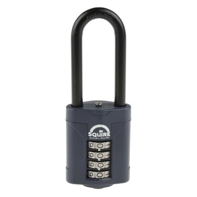 RS PRO Combination Padlock Die Cast Weatherproof Padlock 8mm Shackle, 50mm Body CP50 2.5