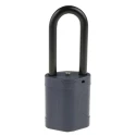 RS PRO Combination Padlock Die Cast Weatherproof Padlock 8mm Shackle, 50mm Body CP50 2.5