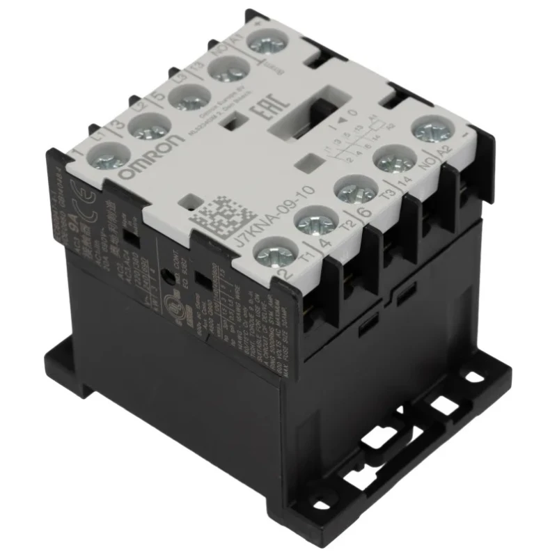 Omron Contactor 3-Pole 12A 9 kW 400V Coil with 1 NO Auxiliary Contact J7KNA