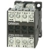 Omron Contactor 24V Coil 3-Pole 22A 3kW DIN Rail Mount J7KN
