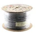 RS PRO Black 25 mm² Hook Up Wire, 4 AWG, 196 x 0.4 mm Core Strands, 100 m Length, Polyvinyl Chloride Jacket, 600V 760-8721