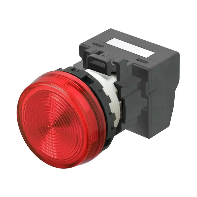 Omron Red Indicator Pilot Light Panel Mount 22 mm IP66 Crimp Termination 24V M22N-BN-TRA-RC-P